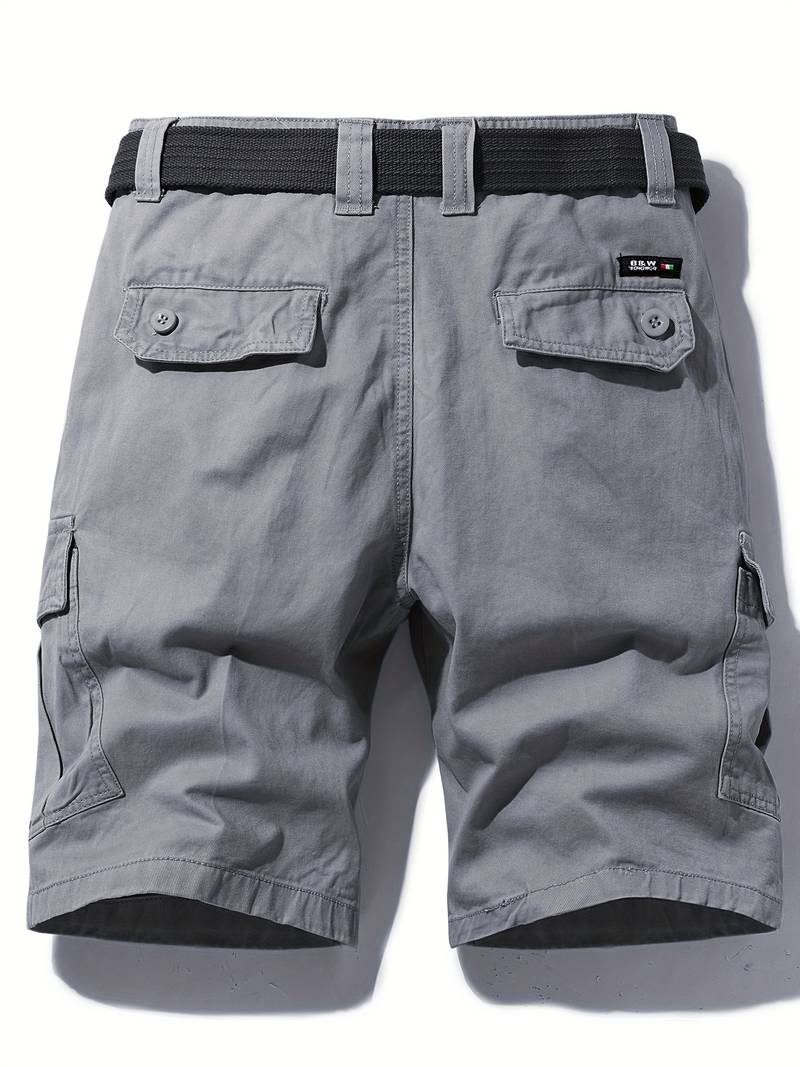 Huibert - Casual cargo shorts met meerdere zakken voor mannen