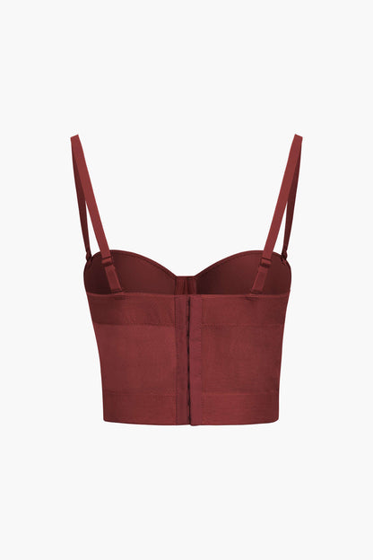 Lotte - Mesh beugel bustier top