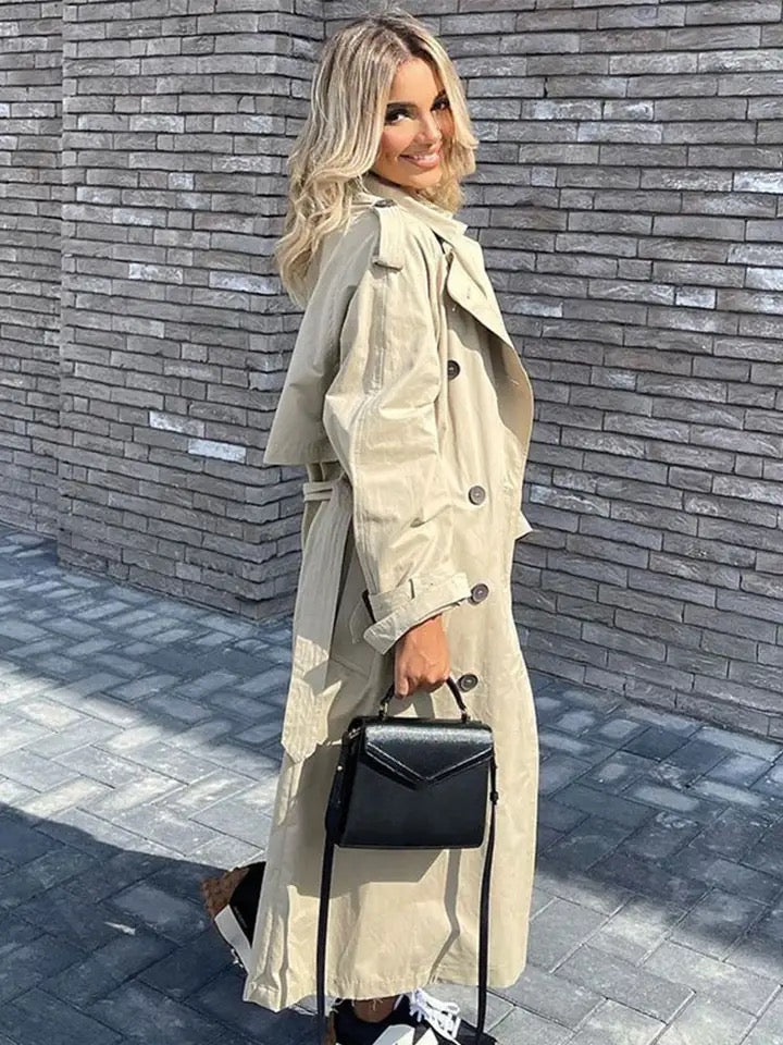 Bruna  - Elegante winter trenchcoat voor dames