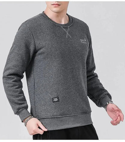 Lorenzo - Heren fleece gevoerd winter sweatshirt