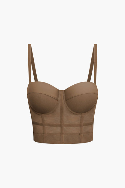 Lotte - Mesh beugel bustier top