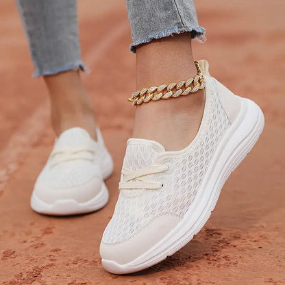 Mandy - Zachte zool lichtgewicht mesh slip-on sneakers