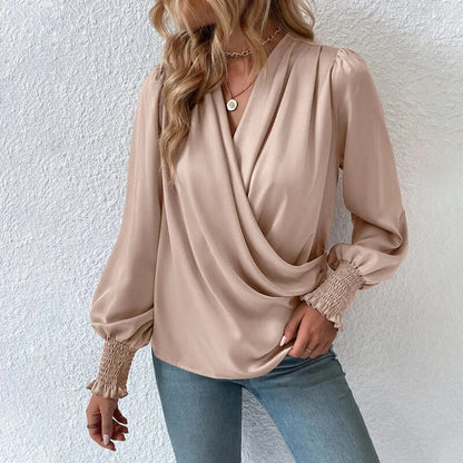 Talia - elegante gekruiste blouse