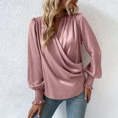 Talia - elegante gekruiste blouse