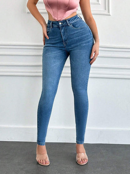 Viviana  - Vrouwen hoge skinny jeans