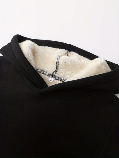 Azzurra - Casual Fleece Hoodie met Capuchon voor Dames