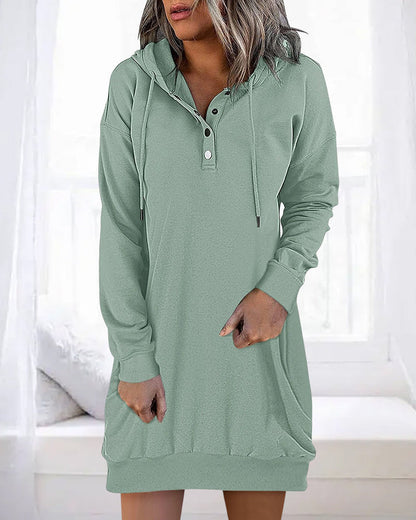 Lucrezia - Casual Katoenen Hoodie met Capuchon voor Dames