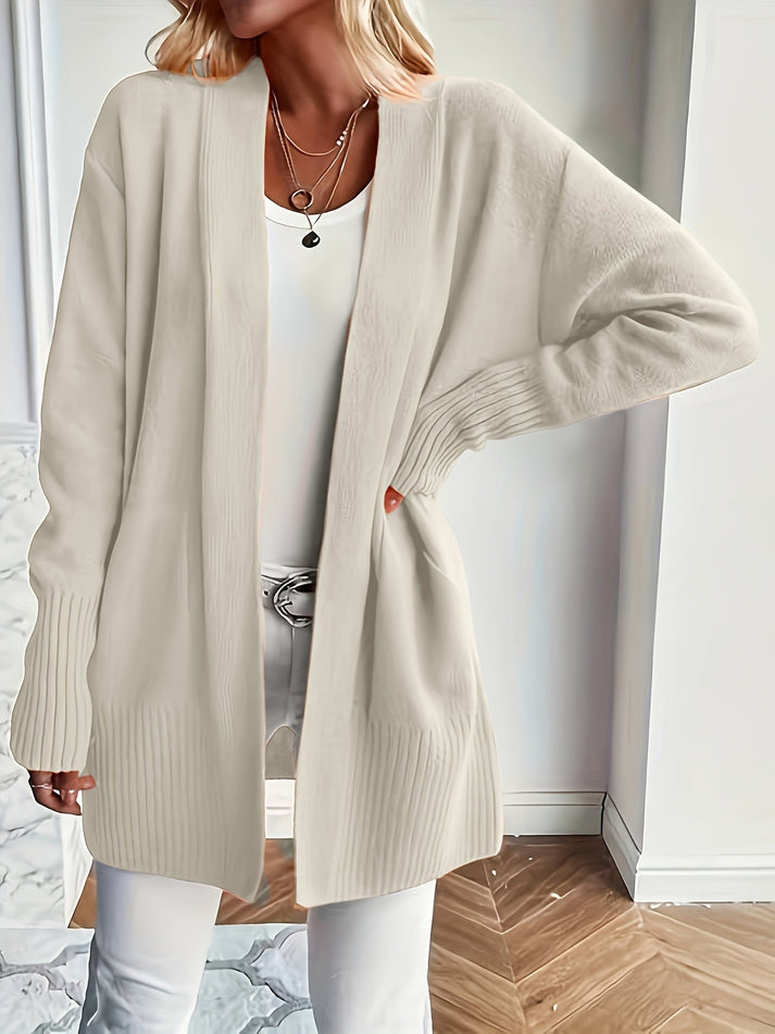 Arianna - Elegant wol cardigan met zakken voor dames