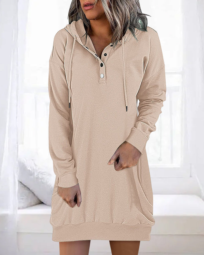 Lucrezia - Casual Katoenen Hoodie met Capuchon voor Dames