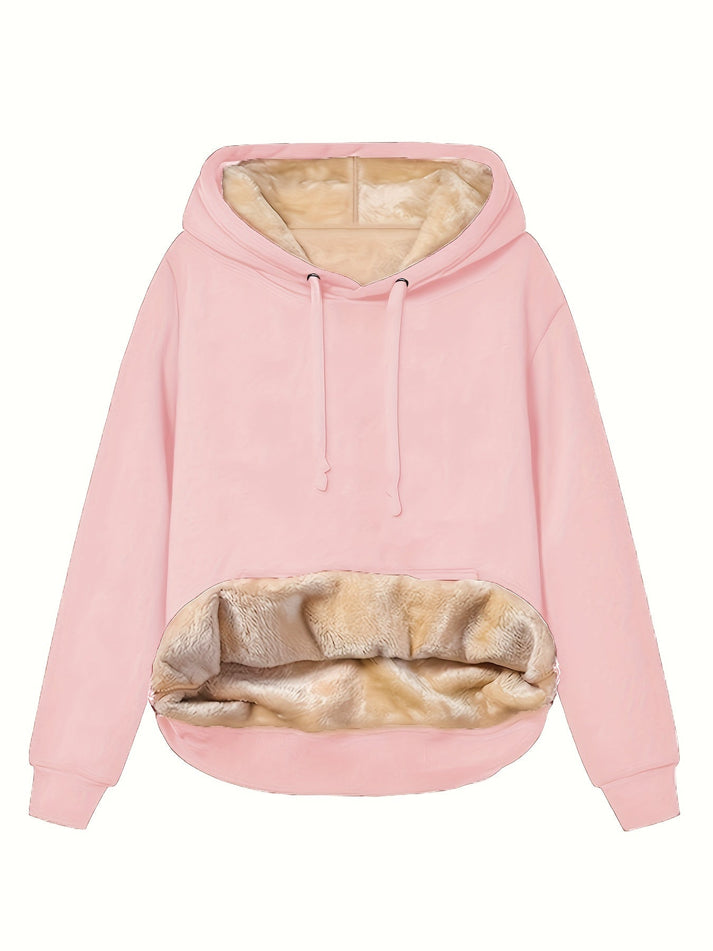 Anselma - Warme Fleece Hoodie met Capuchon voor Dames