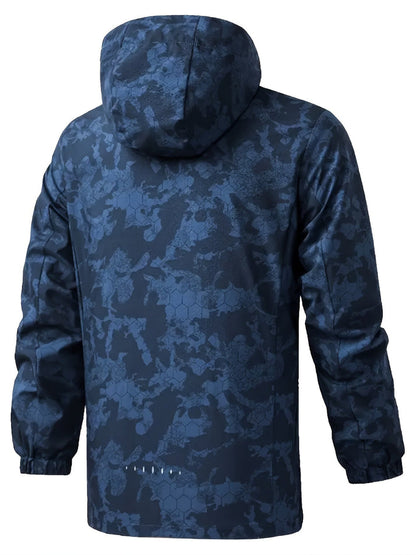 Mattia  - Warme Camouflage Windbreaker Buitenjas Voor Heren