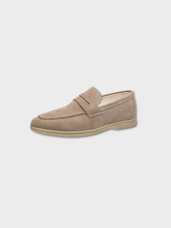 Edoardo - Vintage leren loafers voor heren