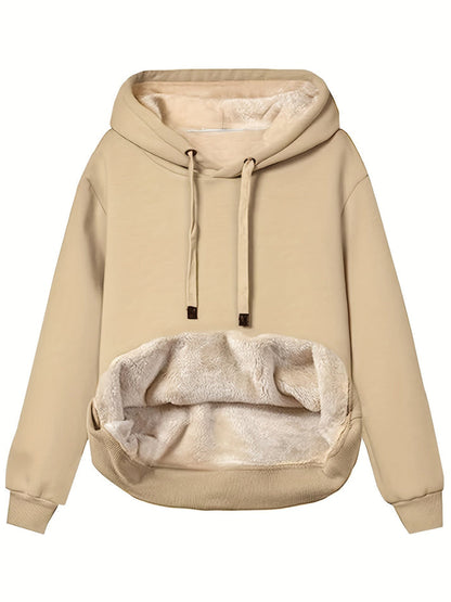 Anselma - Warme Fleece Hoodie met Capuchon voor Dames