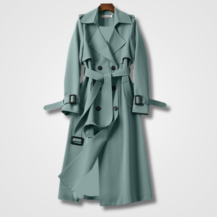 Bella - Elegante lange trenchcoat jas voor vrouwen