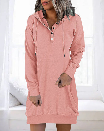 Lucrezia - Casual Katoenen Hoodie met Capuchon voor Dames