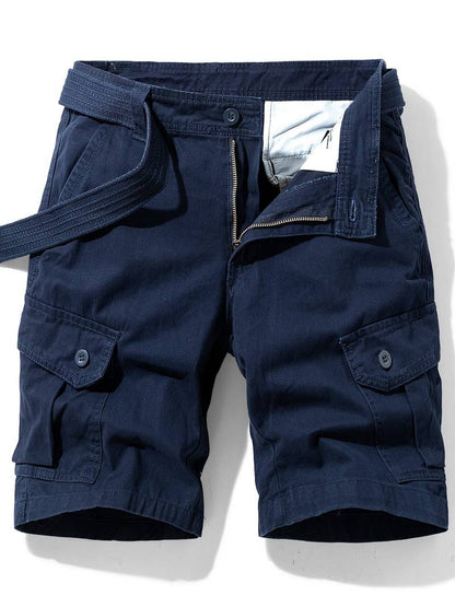 Huibert - Casual cargo shorts met meerdere zakken voor mannen