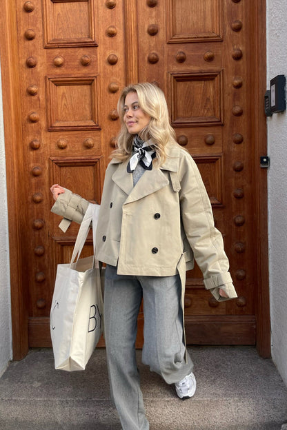 Luna  - Beige Trenchcoat voor vrouwen