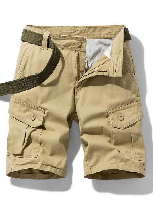 Huibert - Casual cargo shorts met meerdere zakken voor mannen