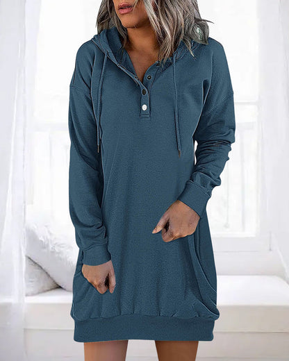 Lucrezia - Casual Katoenen Hoodie met Capuchon voor Dames