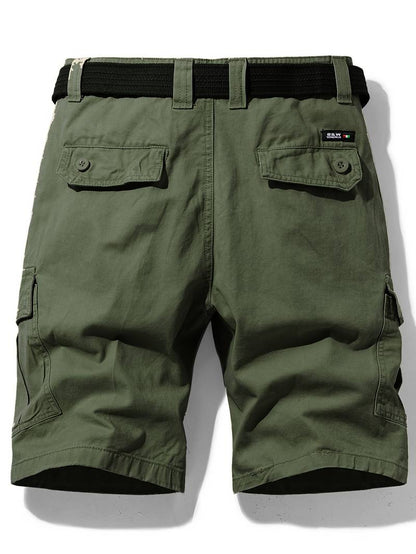 Huibert - Casual cargo shorts met meerdere zakken voor mannen