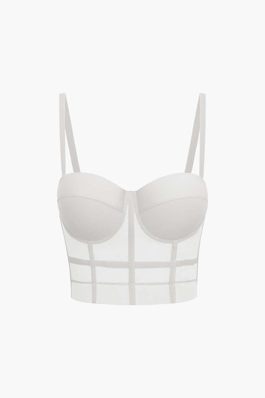 Lotte - Mesh beugel bustier top