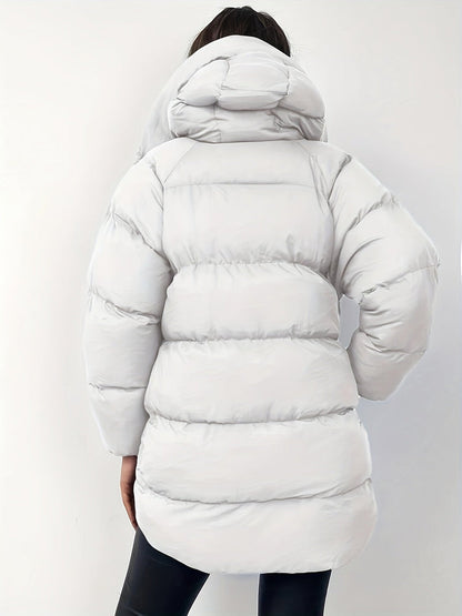 Matilde - Warme Elegante Puffer-Winterjas Met Capuchon Voor Dames