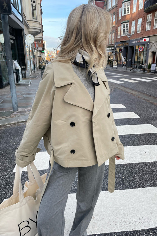 Luna  - Beige Trenchcoat voor vrouwen