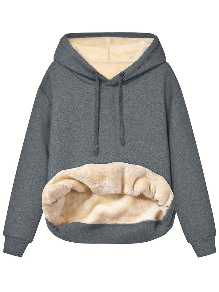 Anselma - Warme Fleece Hoodie met Capuchon voor Dames