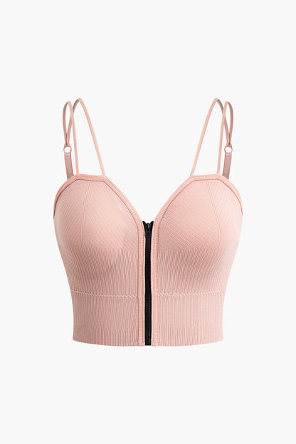 Nora - Cami top met rits