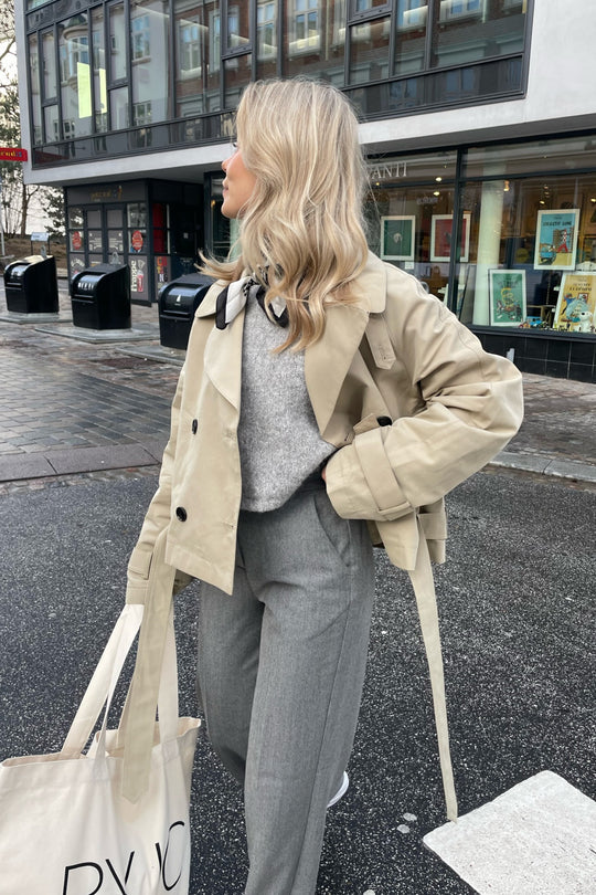 Luna  - Beige Trenchcoat voor vrouwen