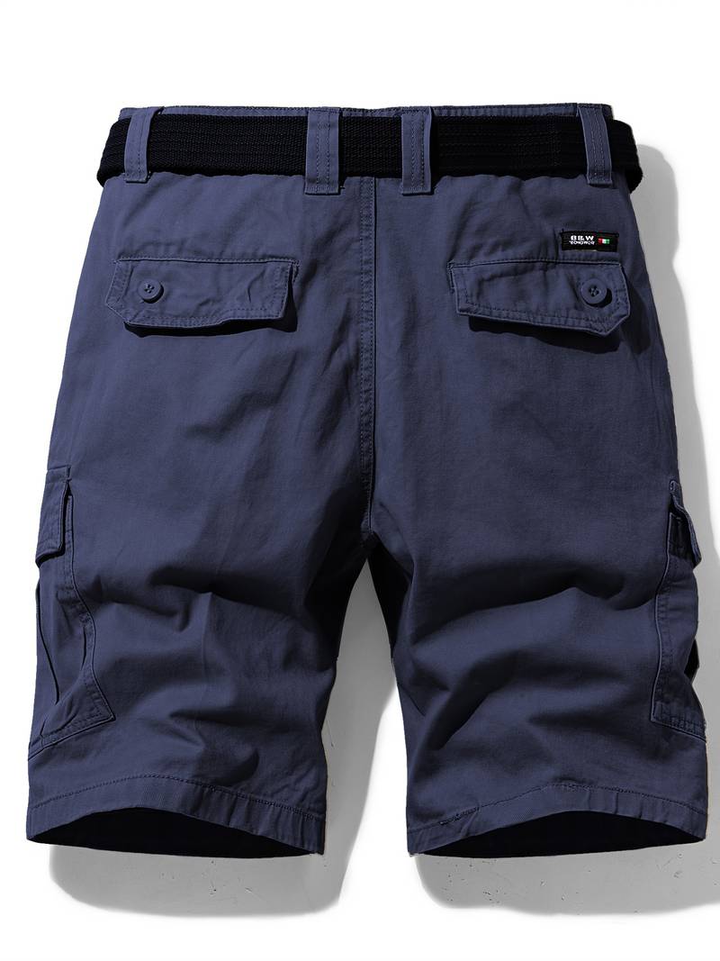 Huibert - Casual cargo shorts met meerdere zakken voor mannen