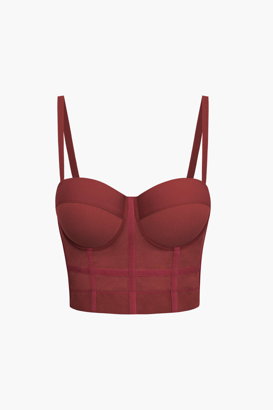 Lotte - Mesh beugel bustier top