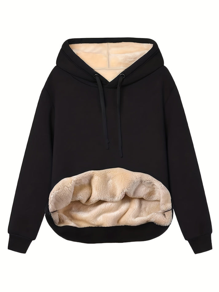 Anselma - Warme Fleece Hoodie met Capuchon voor Dames