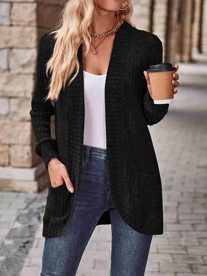 Silvia - Casual warme fleece cardigan voor dames