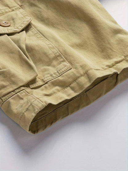 Huibert - Casual cargo shorts met meerdere zakken voor mannen