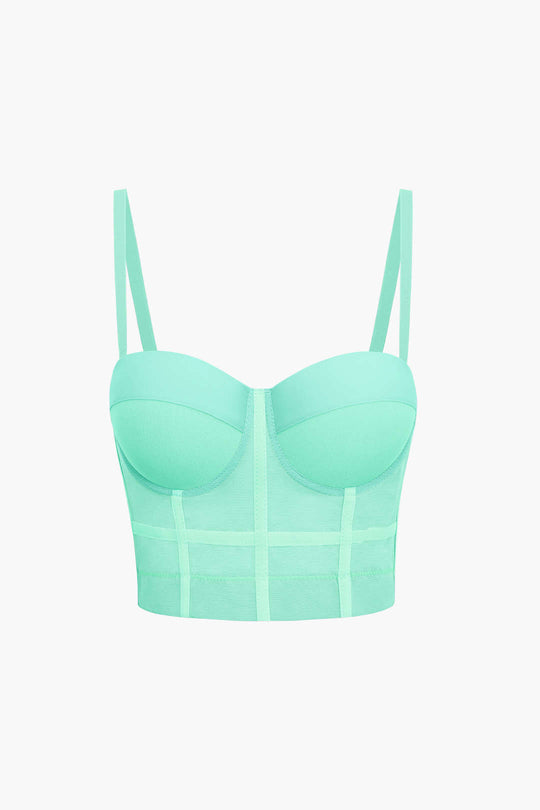 Lotte - Mesh beugel bustier top