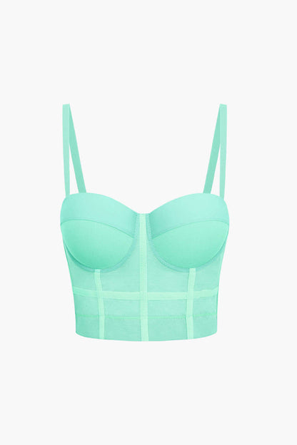 Lotte - Mesh beugel bustier top