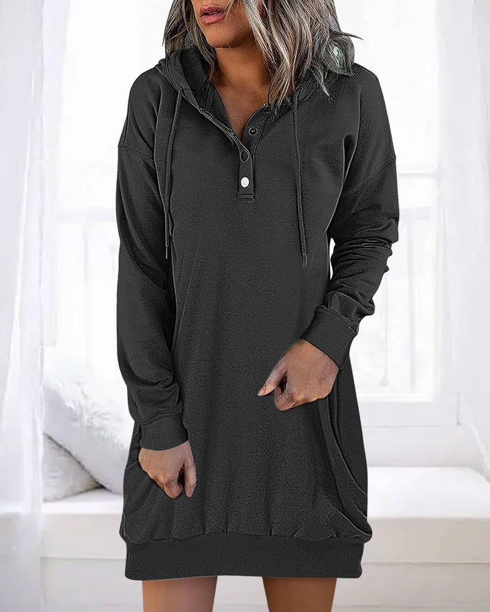 Lucrezia - Casual Katoenen Hoodie met Capuchon voor Dames