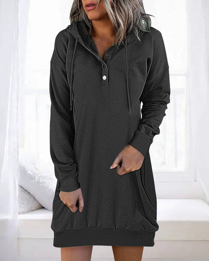 Lucrezia - Casual Katoenen Hoodie met Capuchon voor Dames