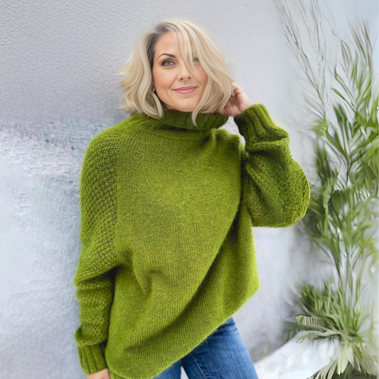 Lucia - Casual turtleneck trui voor vrouwen