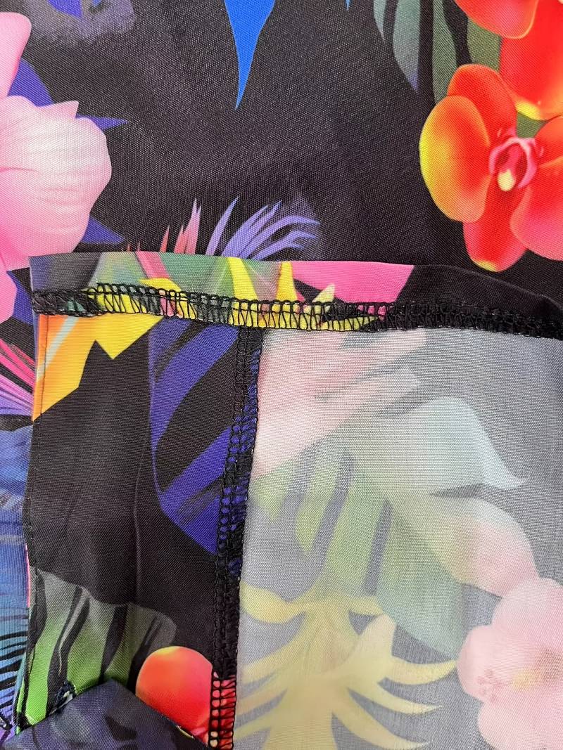 Henry -2-delige set met gebloemde flamingoprint