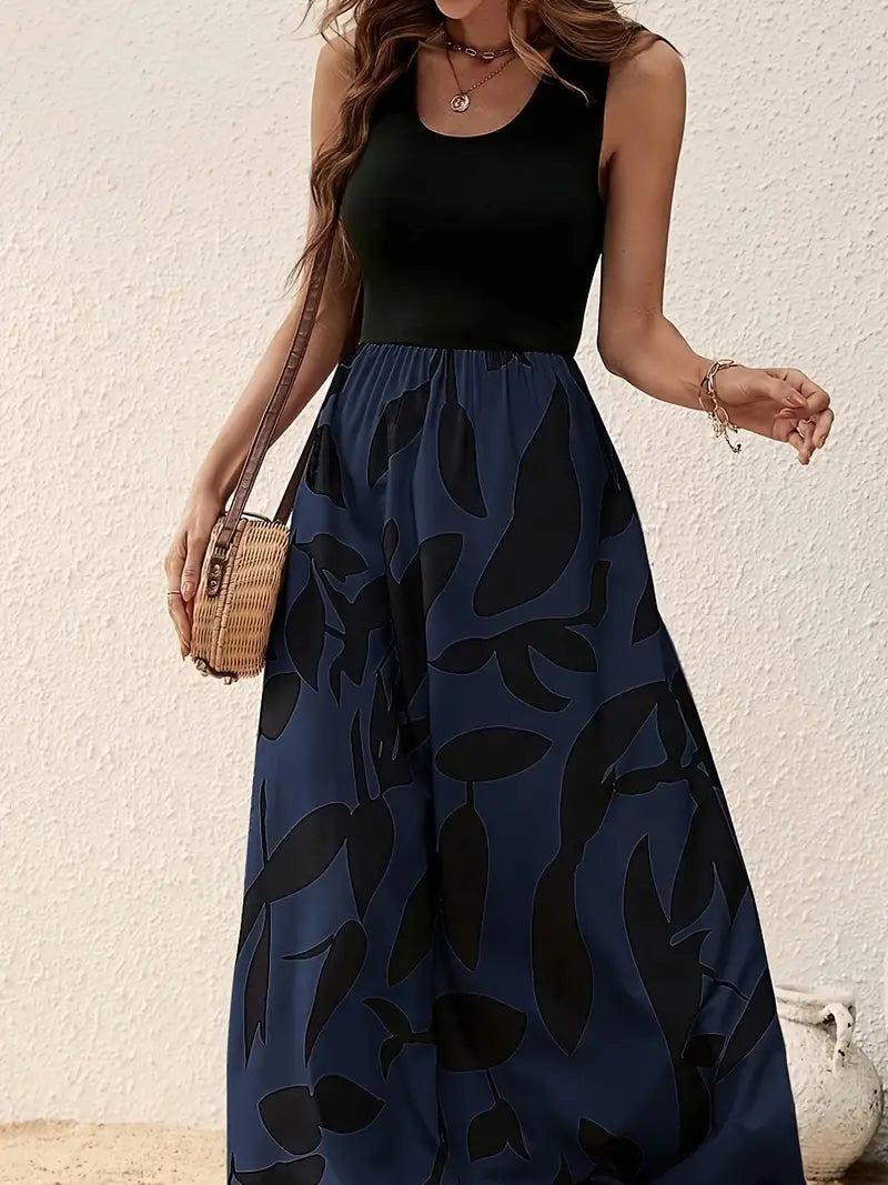 Ellen - Casual mouwloze maxi tank jurk