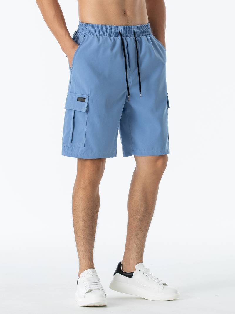 Simon - Cargo shorts met trekkoord in klassiek ontwerp