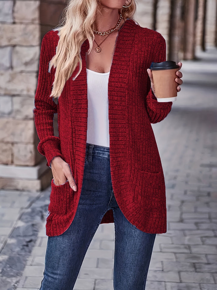 Silvia - Casual warme fleece cardigan voor dames