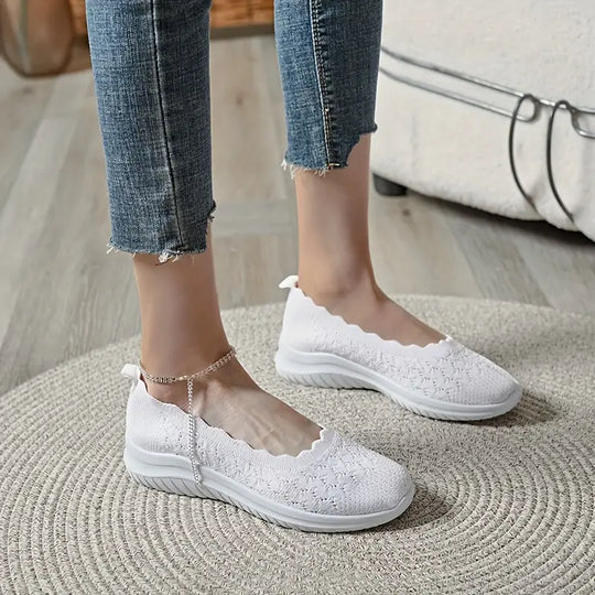 Emma - Lichtgewicht, ademende, gebreide slip-on sneakers