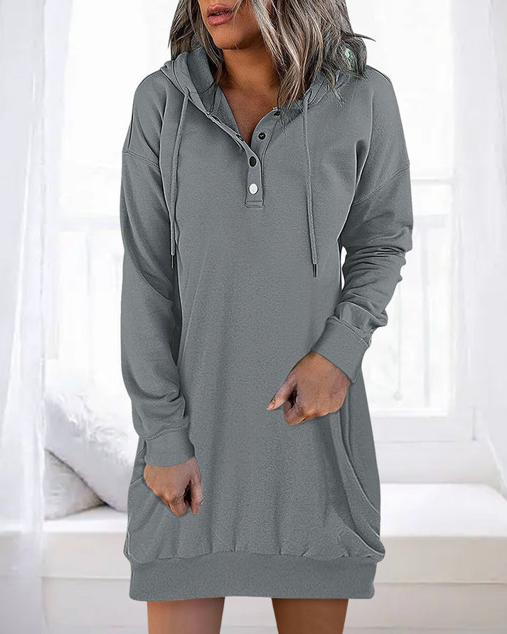 Lucrezia - Casual Katoenen Hoodie met Capuchon voor Dames