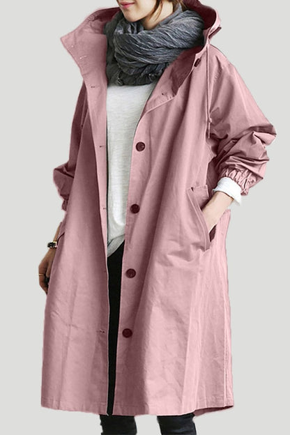 Amara - Waterdichte trenchcoat met capuchon voor vrouwen