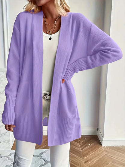 Arianna - Elegant wol cardigan met zakken voor dames