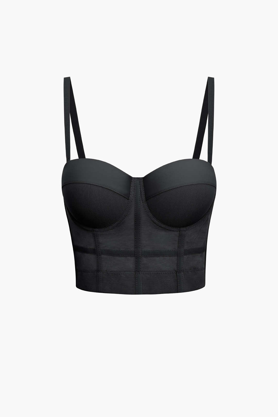 Lotte - Mesh beugel bustier top