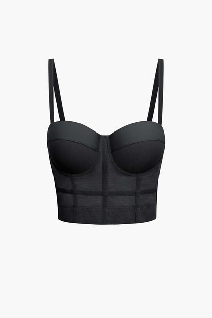 Lotte - Mesh beugel bustier top